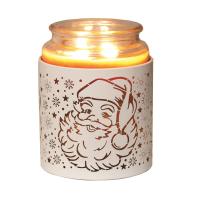 Aroma White & Gold Santa Jar Sleeve & Wax Melt Warmer Extra Image 3 Preview